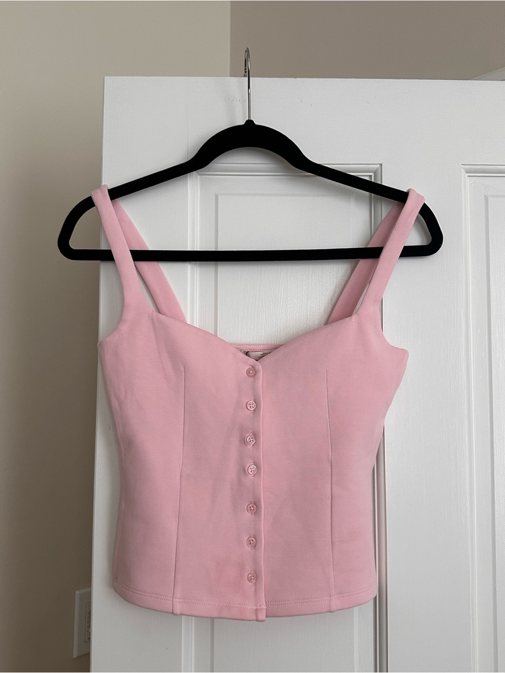 S pink Zara cropped tank